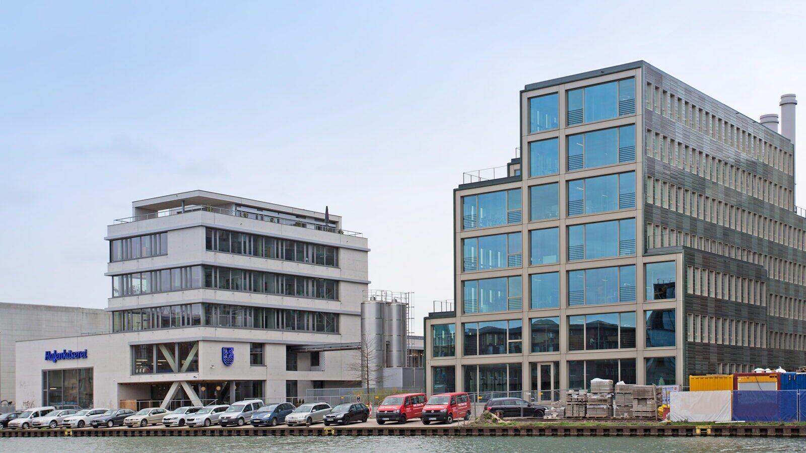 Das Holzhochhaus H7 im Münsteraner Hafen
