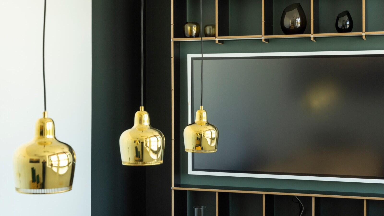 projekt k Referenz Markilux Lounge für Kundengespräche mit Artek Leuchten