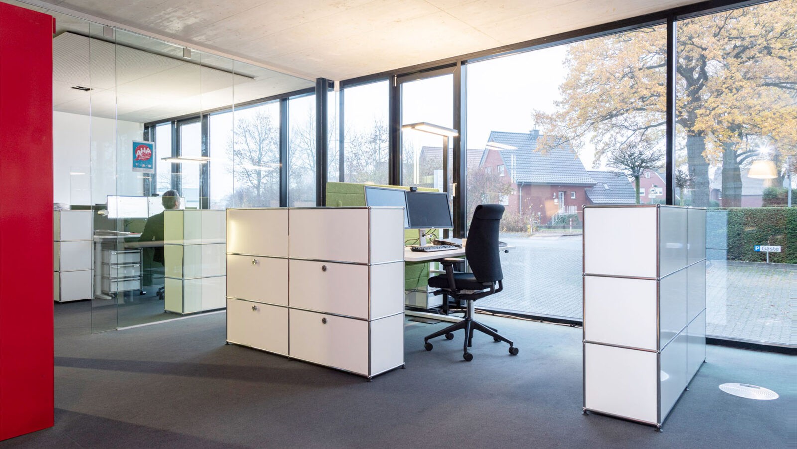 projekt k Referenzprojekt Büroeinrichtung Atair Vitra USM Haller Sideboard